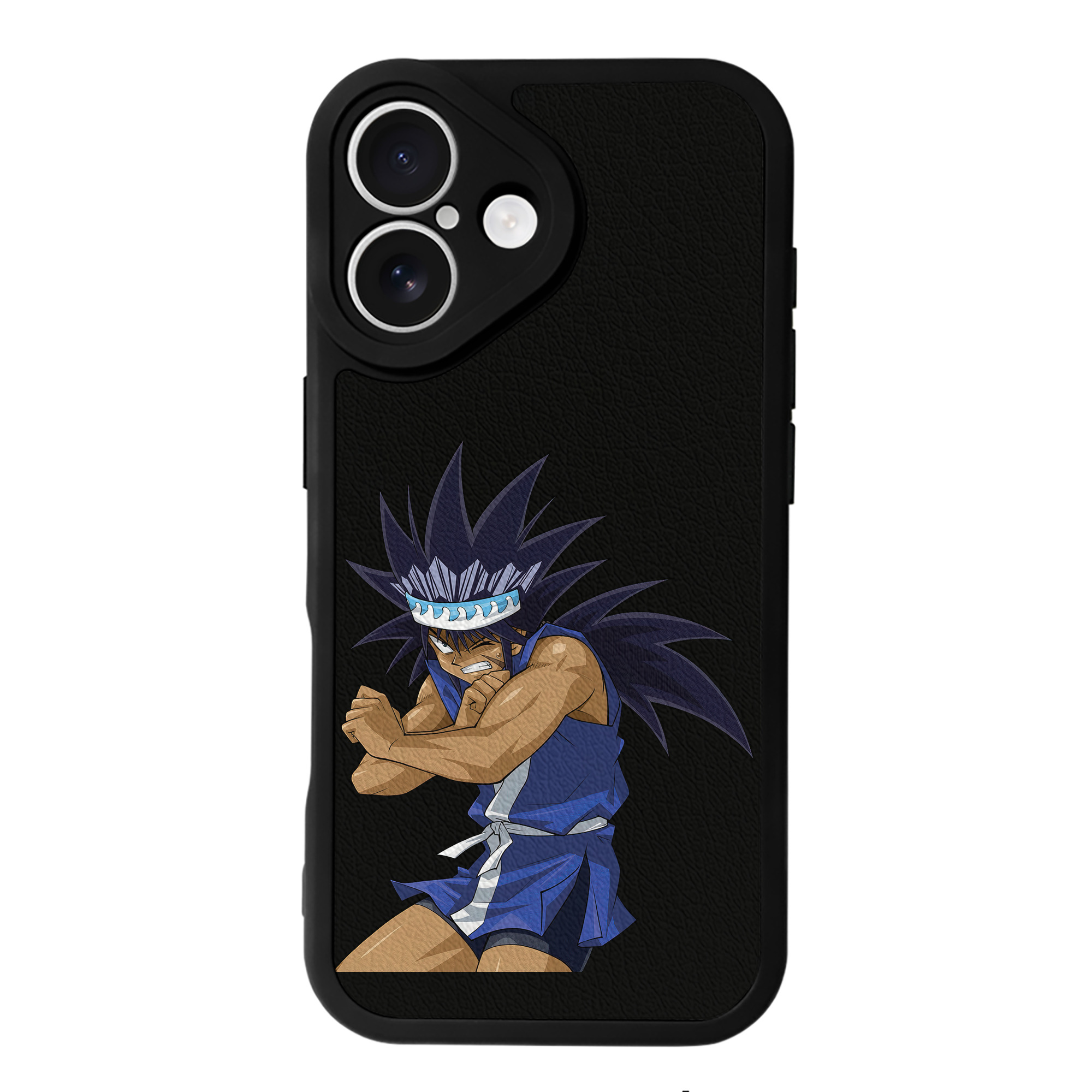 （画像用） 遊☆戯☆王 Yu-Gi-Oh! 【iPhone 16シリーズ対応】シリコンスマホケース（レザー調） 材質：シリコン